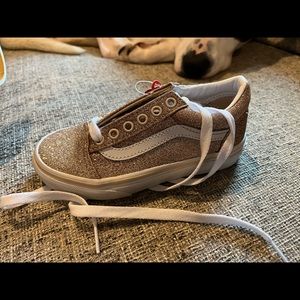 New in box, adorable girls Vans size 11.5